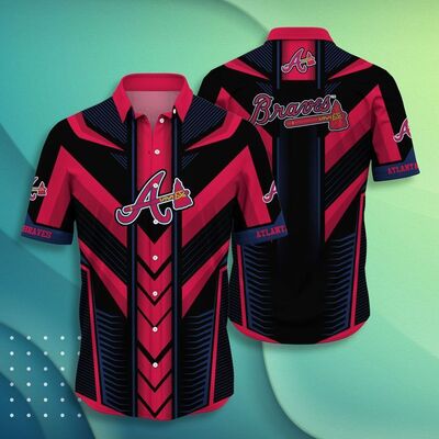 Atlanta Braves Hawaiian Shirt Gift For Baseball Coach