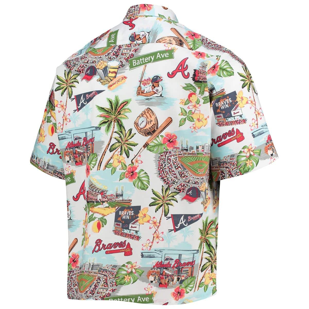 Vintage Atlanta Braves Hawaiian Shirt Sports Gift For Dad