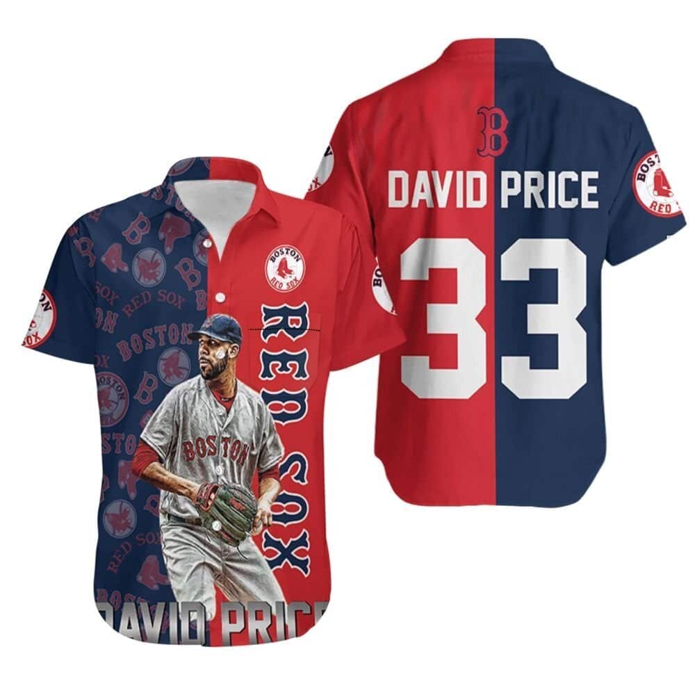 David Price Boston Red Sox 33 Hawaiian Shirt Baseball Fans Gift