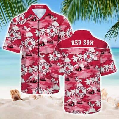 Boston Red Sox Major League Baseball 3D Print Hawaiian Shirt