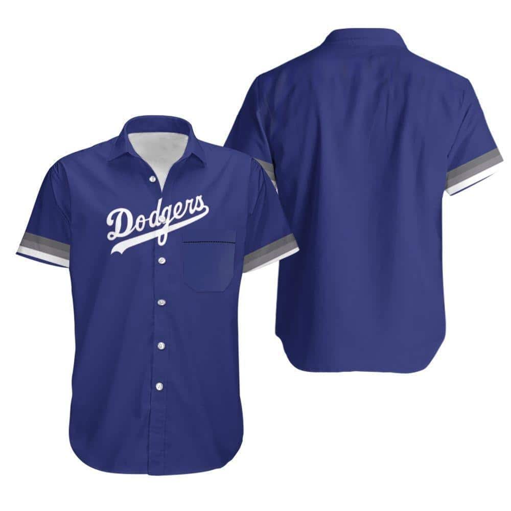Royal Los Angeles Dodgers Hawaiian Shirt Gift For Baseball Fans