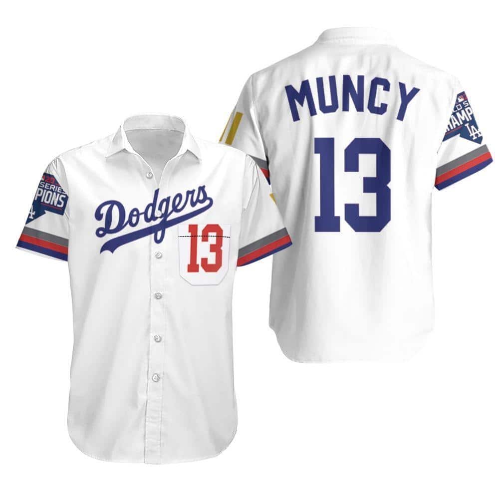 MLB Muncy 13 Los Angeles Dodgers Hawaiian Shirt
