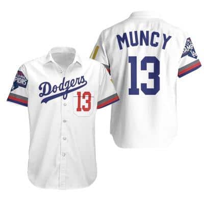 MLB Muncy 13 Los Angeles Dodgers Hawaiian Shirt