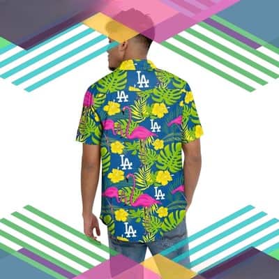 MLB Los Angeles Dodgers Hawaiian Shirt Flamingo Pattern Best Beach Gift