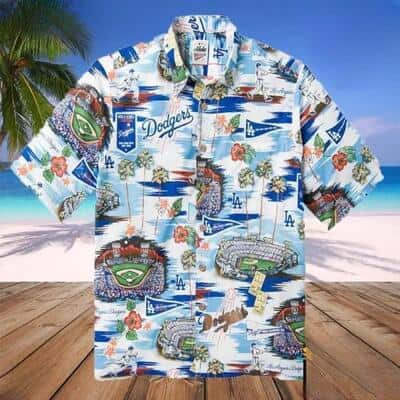 MLB Los Angeles Dodgers Hawaiian Shirt Beach Gift For Sport Fans