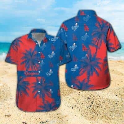 Los Angeles Dodgers Palm Tree Hawaiian Shirt Beach Lovers Gift