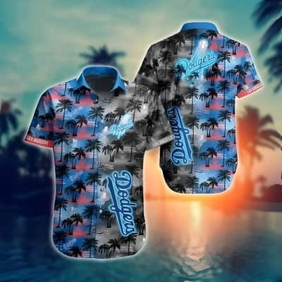 Los Angeles Dodgers Hawaiian Shirt Island Pattern All Over Print