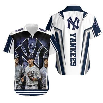 New York Yankees Hawaiian Shirt Aaron Judge And Giancarlo Stanton