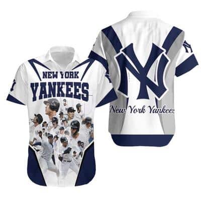 New York Yankees Hawaiian Shirt Gift For Baseball Coach