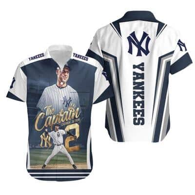 New York Yankees Hawaiian Shirt Derek Jeter The Captain