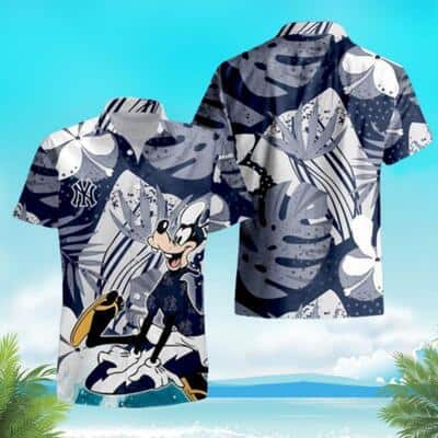 Goofy Disney New York Yankees Hawaiian Shirt Beach Lovers Gift