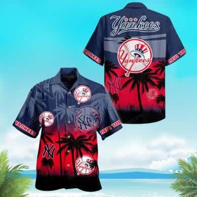 Baseball New York Yankees Hawaiian Shirt Summer Beach Gift