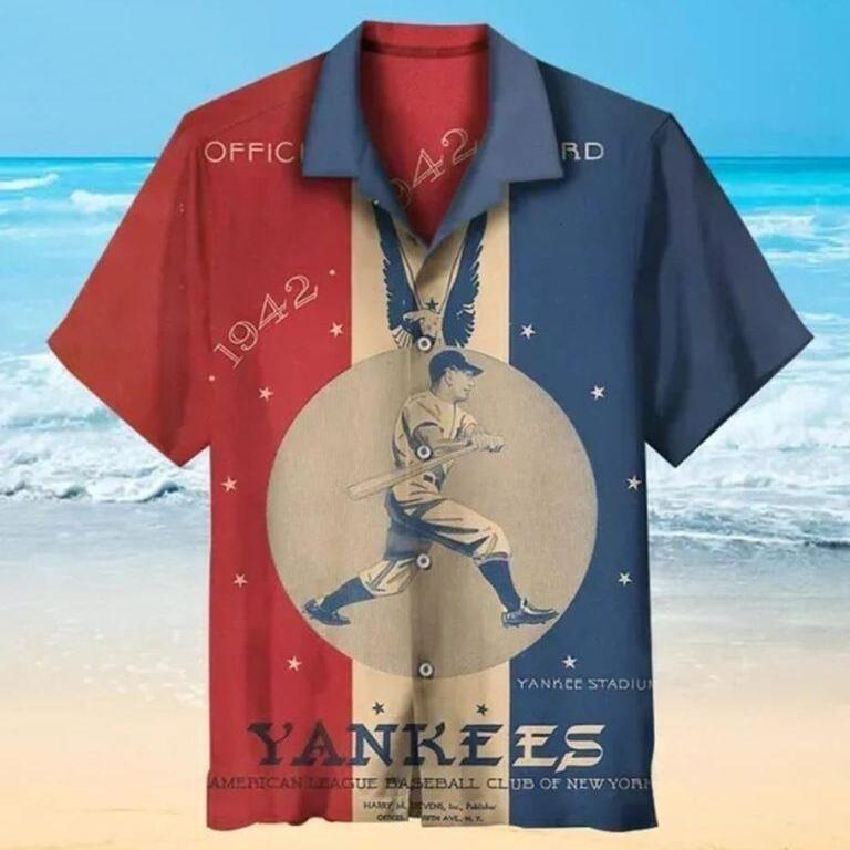 Vintage New York Yankees Hawaiian Shirt Gift For Yankees Fan
