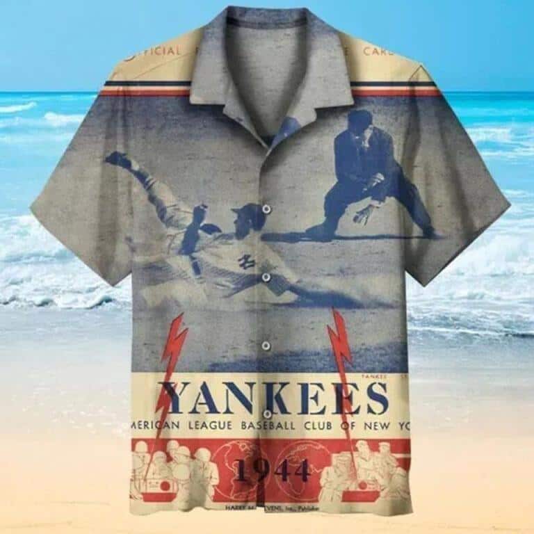 New York Yankees 1944 Hawaiian Shirt Gift For Baseball Fans