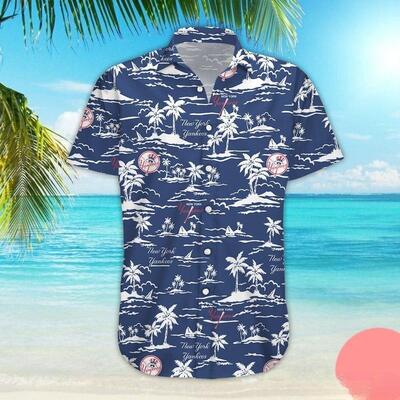 MLB New York Yankees Hawaiian Shirt Beach Pattern Gift For Sport Fans