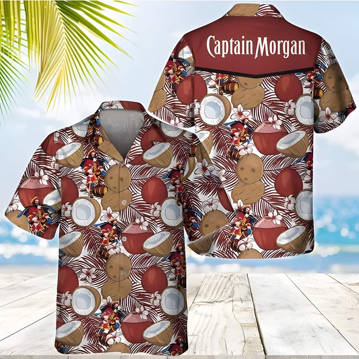 Captain Morgan Hawaiian Shirt Beach Gift For Friend