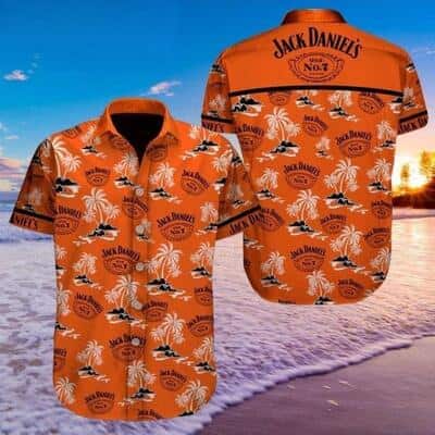 Jack Daniels Hawaiian Shirt Island Pattern Gift For Whiskey Lovers