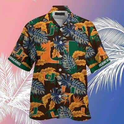 Miami Hurricanes Hawaiian Shirt Stress Blessed Obsessed Summer Beach Gift