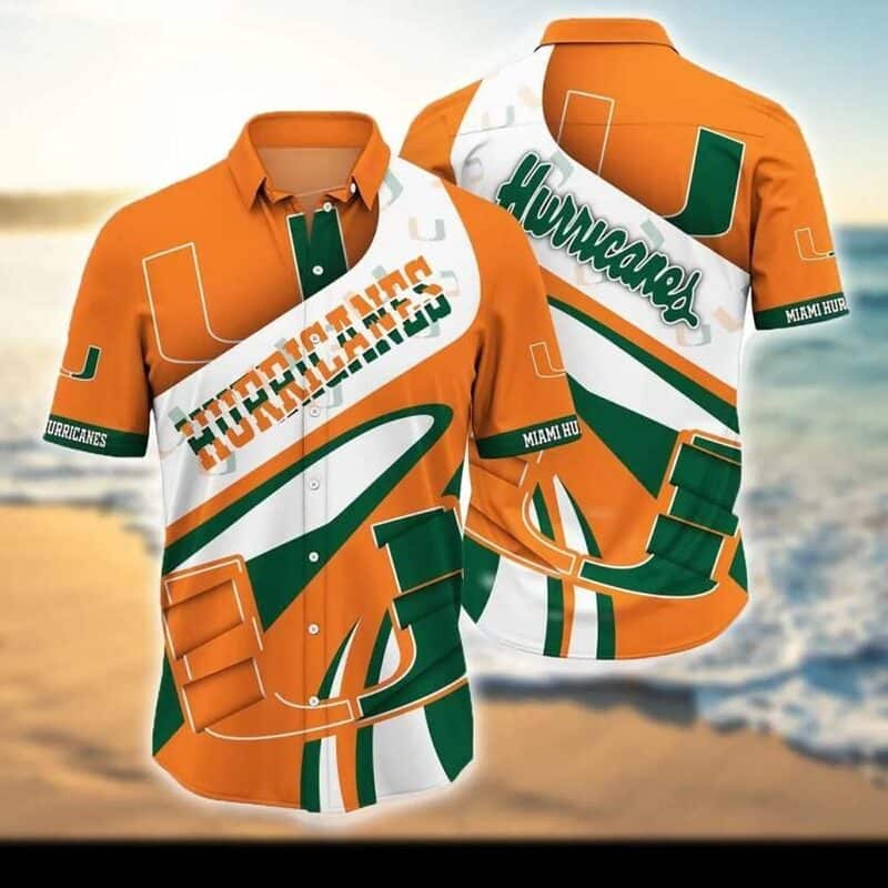 Miami Hurricanes Hawaiian Shirt Best Gift For College Football Fans