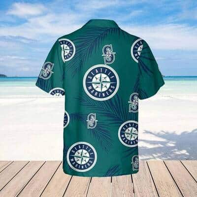 Seattle Mariners Hawaiian Shirt Palm Leaves Pattern Beach Lovers Gift