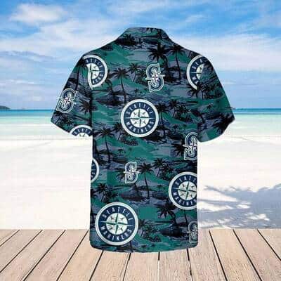 Seattle Mariners Hawaiian Shirt Island Pattern Summer Beach Gift
