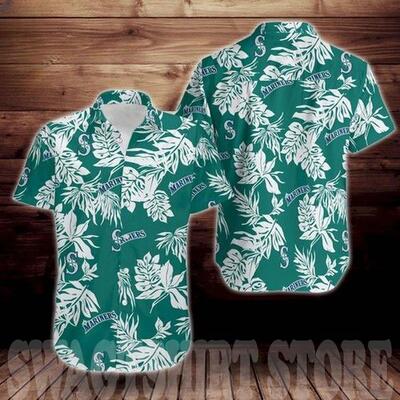 Seattle Mariners Hawaiian Shirt Tropical Leaf Beach Gift For Friend