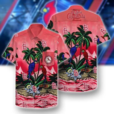 St. Louis Cardinals Hawaiian Shirt Bird Pattern Summer Gift For Friend