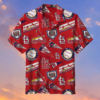 St. Louis Cardinals Hawaiian Shirt Gift For Baseball Fans