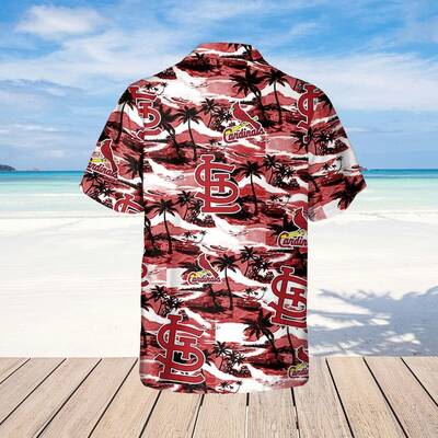 St. Louis Cardinals Hawaiian Shirt Sea Island Pattern Gift For Beach Vacation