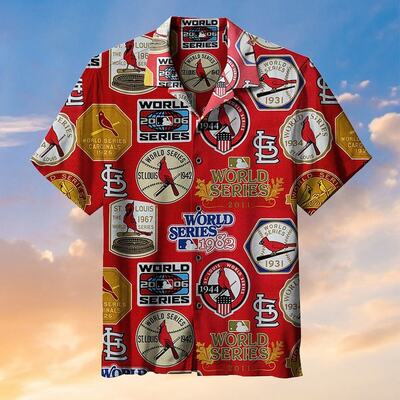 St. Louis Cardinals Hawaiian Shirt Baseball Gift For Boyfriend