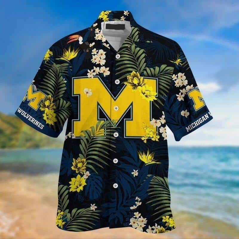 Michigan Wolverines Hawaiian Shirt If This Flag Offends You It's Because Your Team Sucks