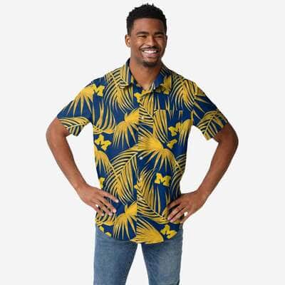 Michigan Wolverines Hawaiian Shirt Father's Day Gift For Beach Lovers