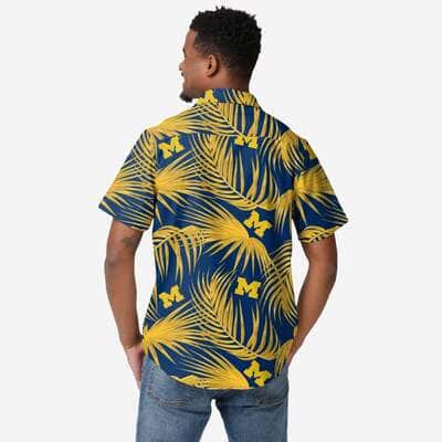 Michigan Wolverines Hawaiian Shirt Father’s Day Gift For Beach Lovers