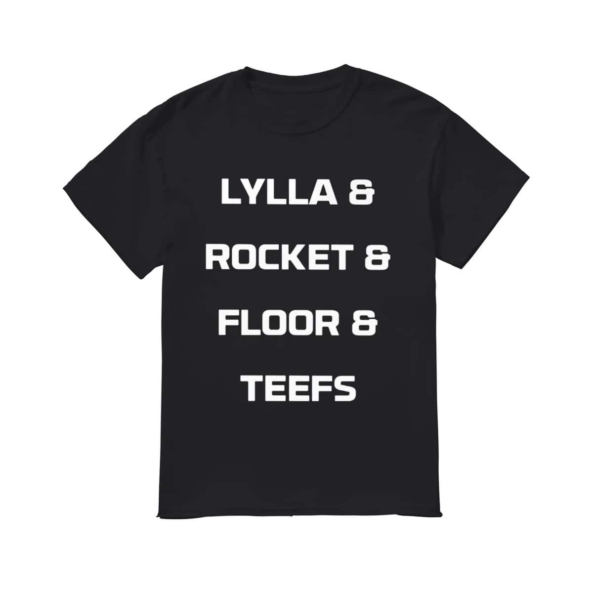 Lylla Rocket Floor Teefs T-Shirt Guardians of the Galaxy Vol. 3