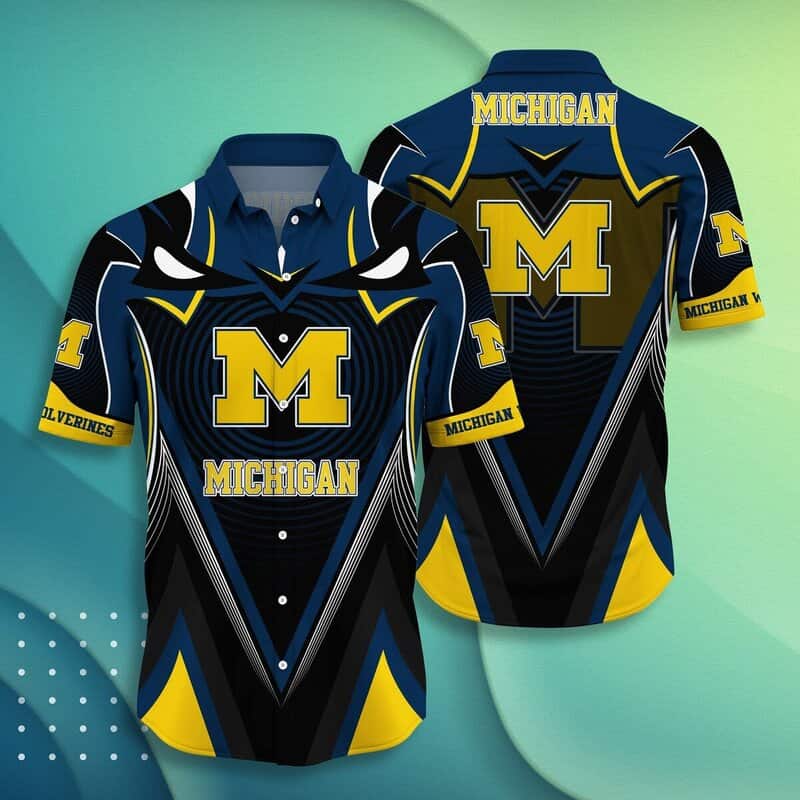NCAA Michigan Wolverines Hawaiian Shirt Gift For Sport Fans