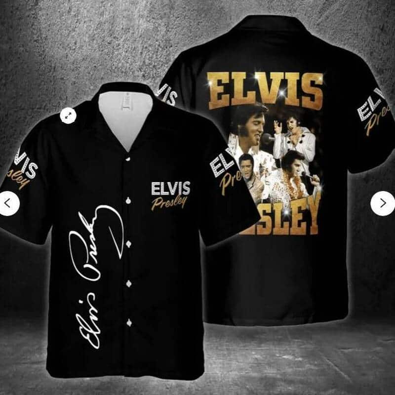 Elvis Presley Hawaiian Shirt Beach Gift For Music Lover Boyfriend