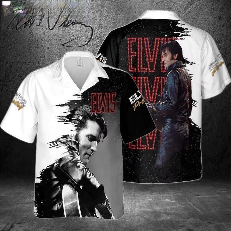 Elvis Presley Hawaiian Shirt Cool Gift For Music Lovers