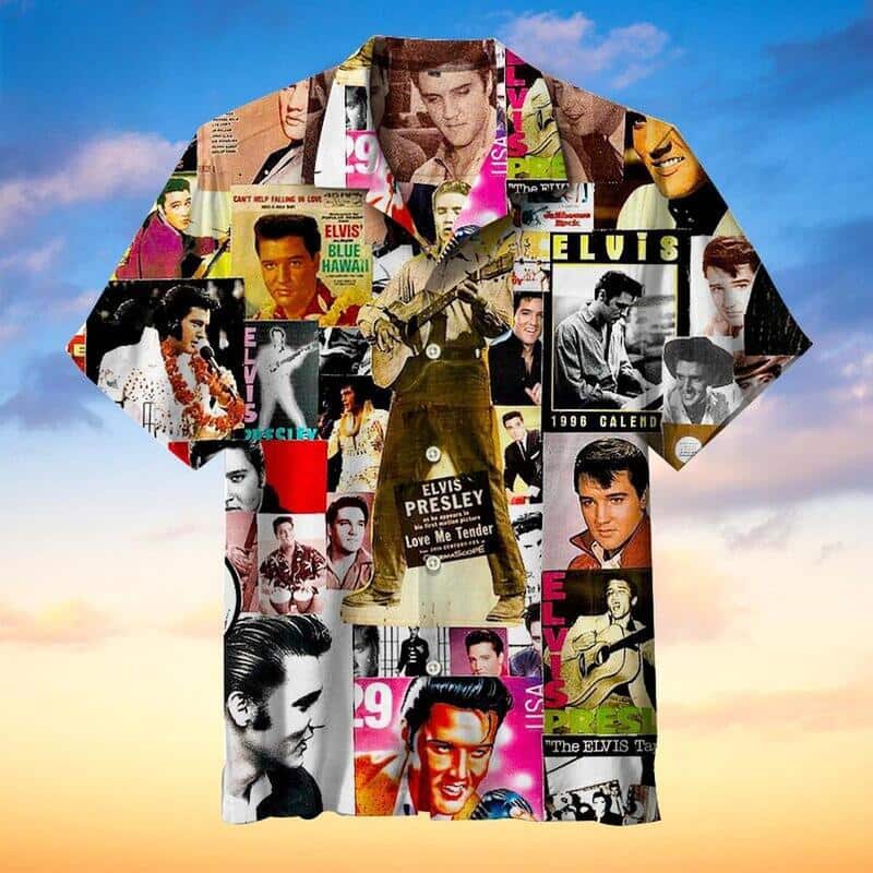 Elvis Presley Hawaiian Shirt Summer Gift For Rock And Roll Lovers