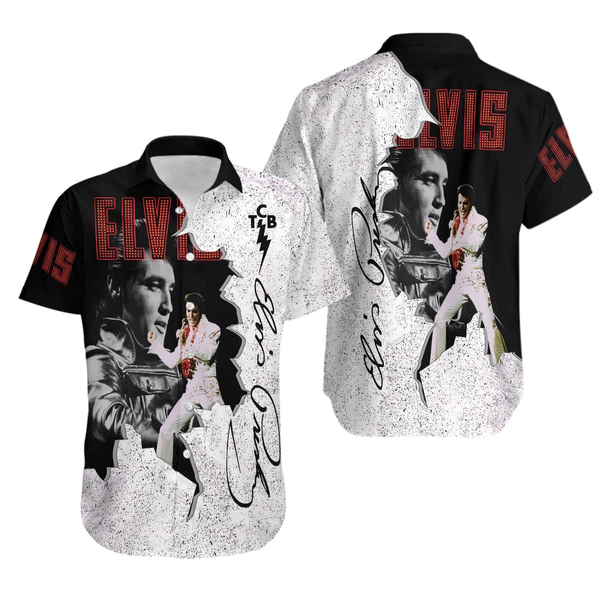 The King Of Rock And Roll Elvis Presley Hawaiian Shirt