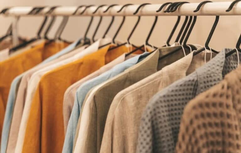 linen clothes on hanger linen clothes on hanger