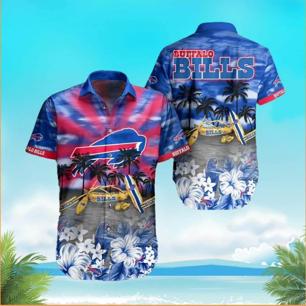 NFL Buffalo Bills Hawaiian Shirt Beach Gift For Football Coach