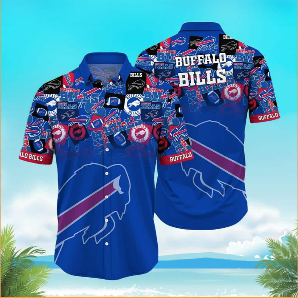 Buffalo Bills Tropical Floral Custom Name Aloha Hawaiian Shirt