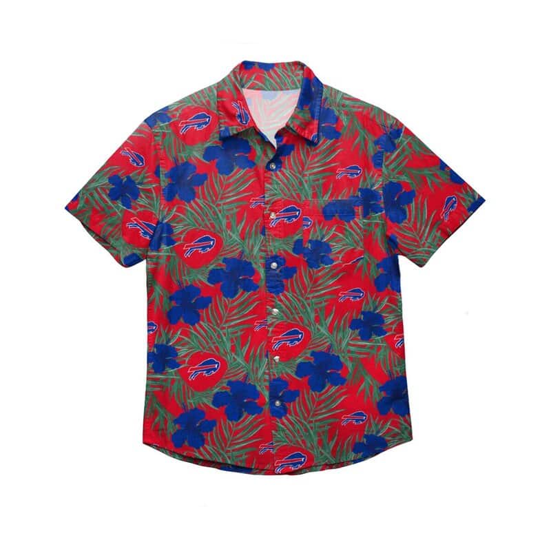 Buffalo Bills Hawaiian Shirt Hibiscus Flowers Pattern All Over Print
