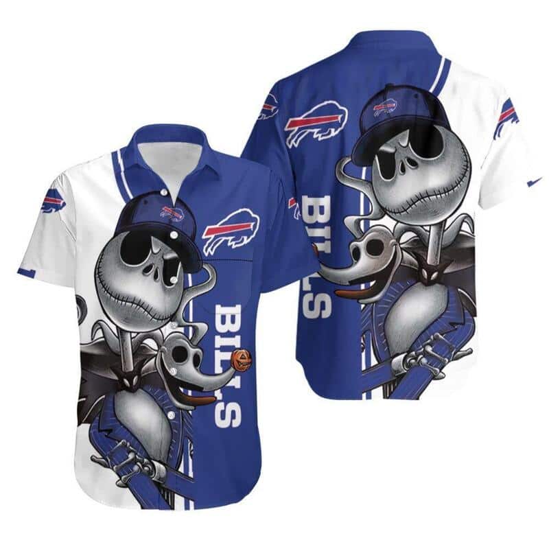 Jack Skellington And Zero NFL Buffalo Bills Hawaiian Shirt