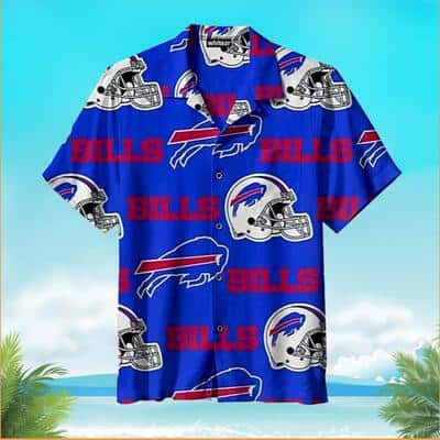 Buffalo Bills Hawaiian Shirt Football Helmet Beach Gift For Football Fans