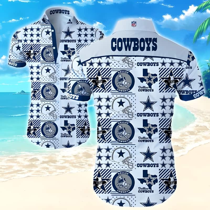 Dallas Cowboys Hawaiian Shirt Football Gift For Boyfriend