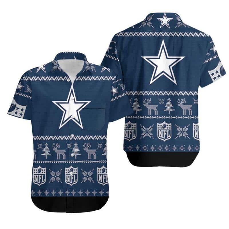 Dallas Cowboys Hawaiian Shirt Christmas Gift For Beach Lovers