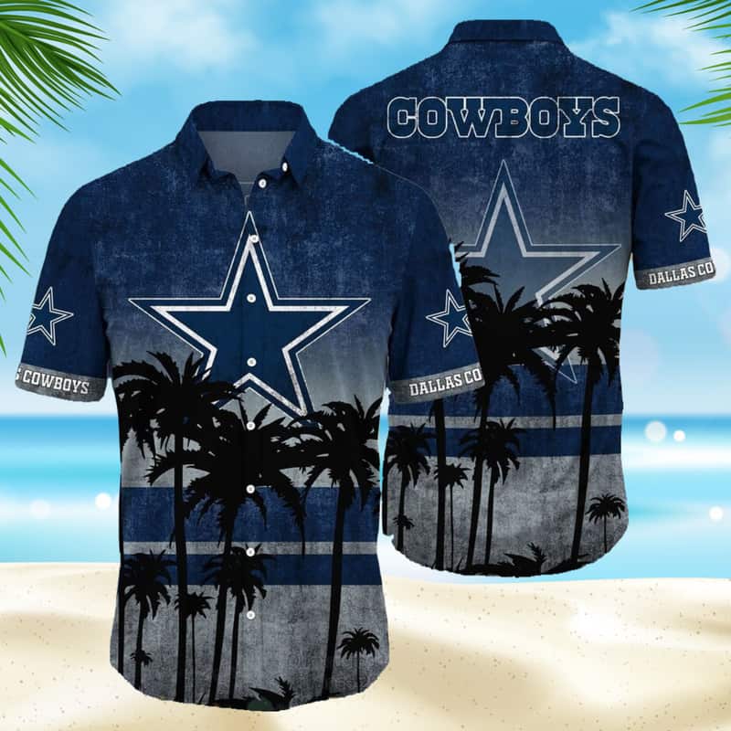 NFL Dallas Cowboys Hawaiian Shirt Vintage Gift For Beach Lovers