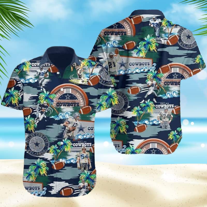 Tropical Island NFL Dallas Cowboys Hawaiian Shirt