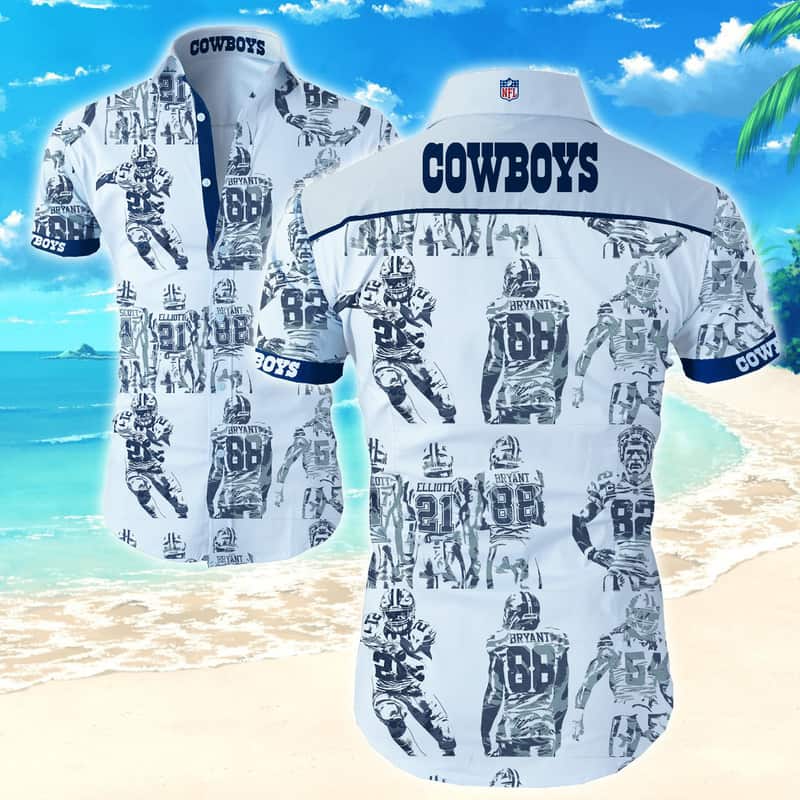 Dallas Cowboys 88 Bryant Hawaiian Shirt Summer Beach Gift